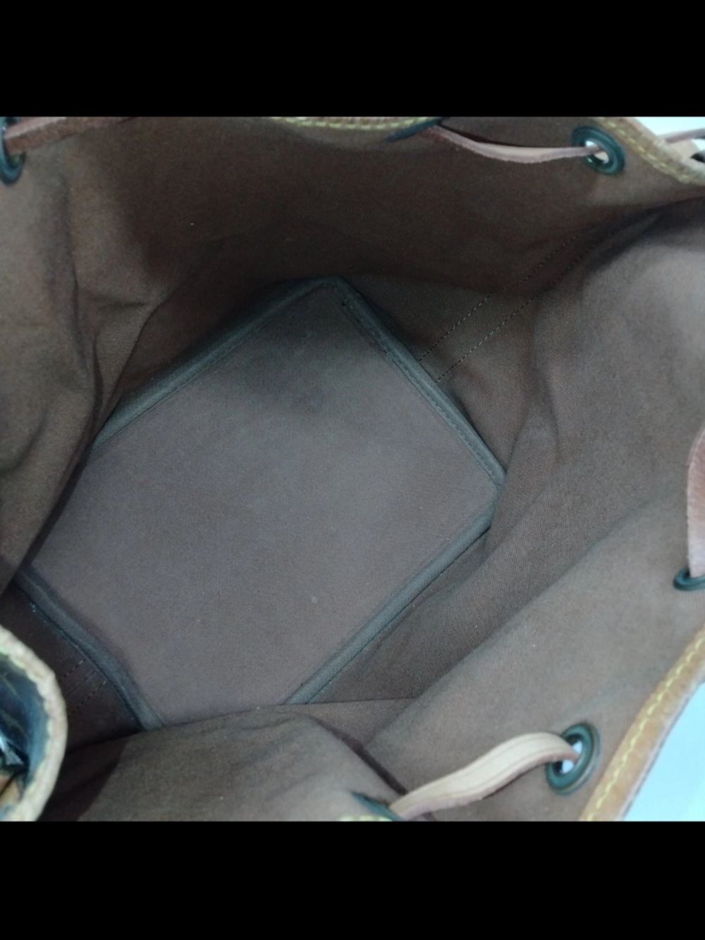 Louis Vuitton Monogram Canvas Hobo Bag in Brown and Tan - Picture 9 of 9
